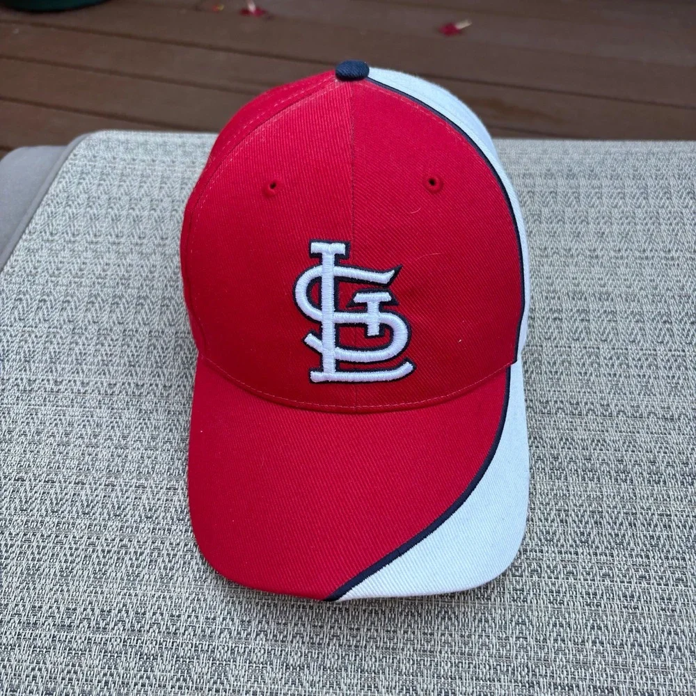 Twins Enterprise St Louis Cardinals Hat Mens OSFM Red White Good Adjustable Cap